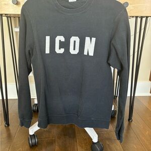 ICON Black Sweatshirt